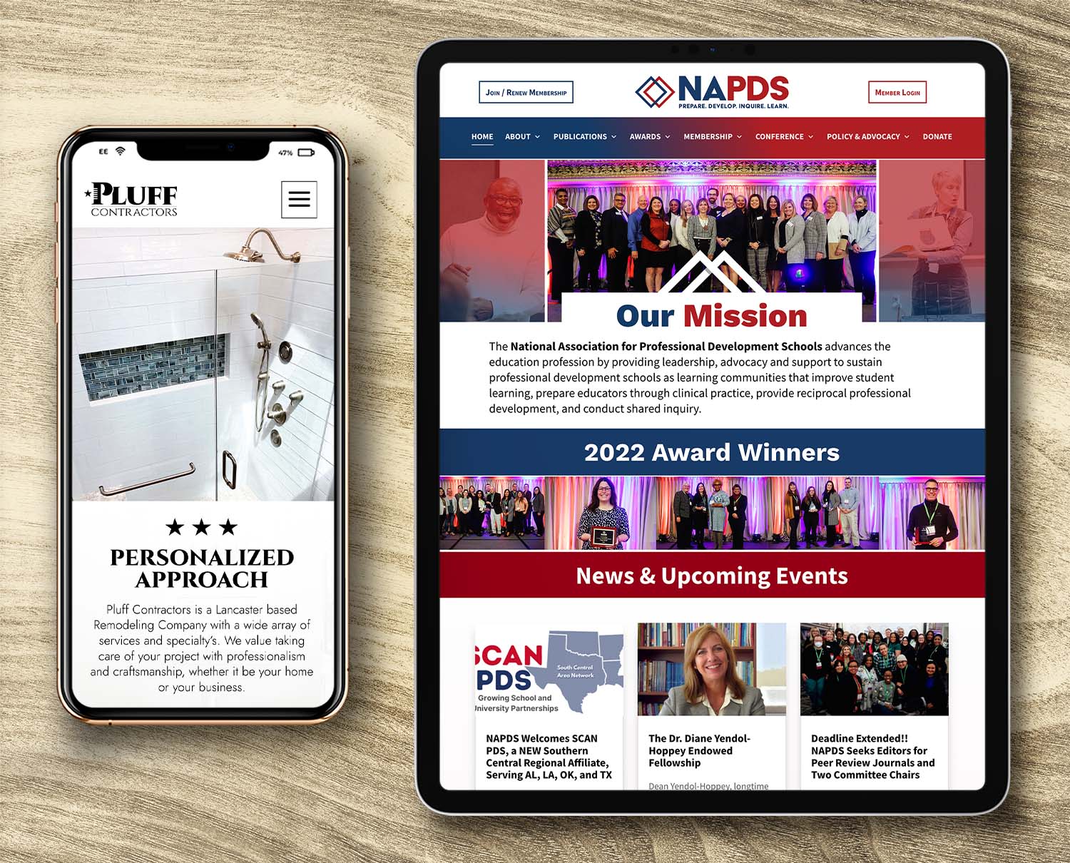 WebsiteMockup-Ipad